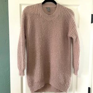 Soft Pink Long Sweater